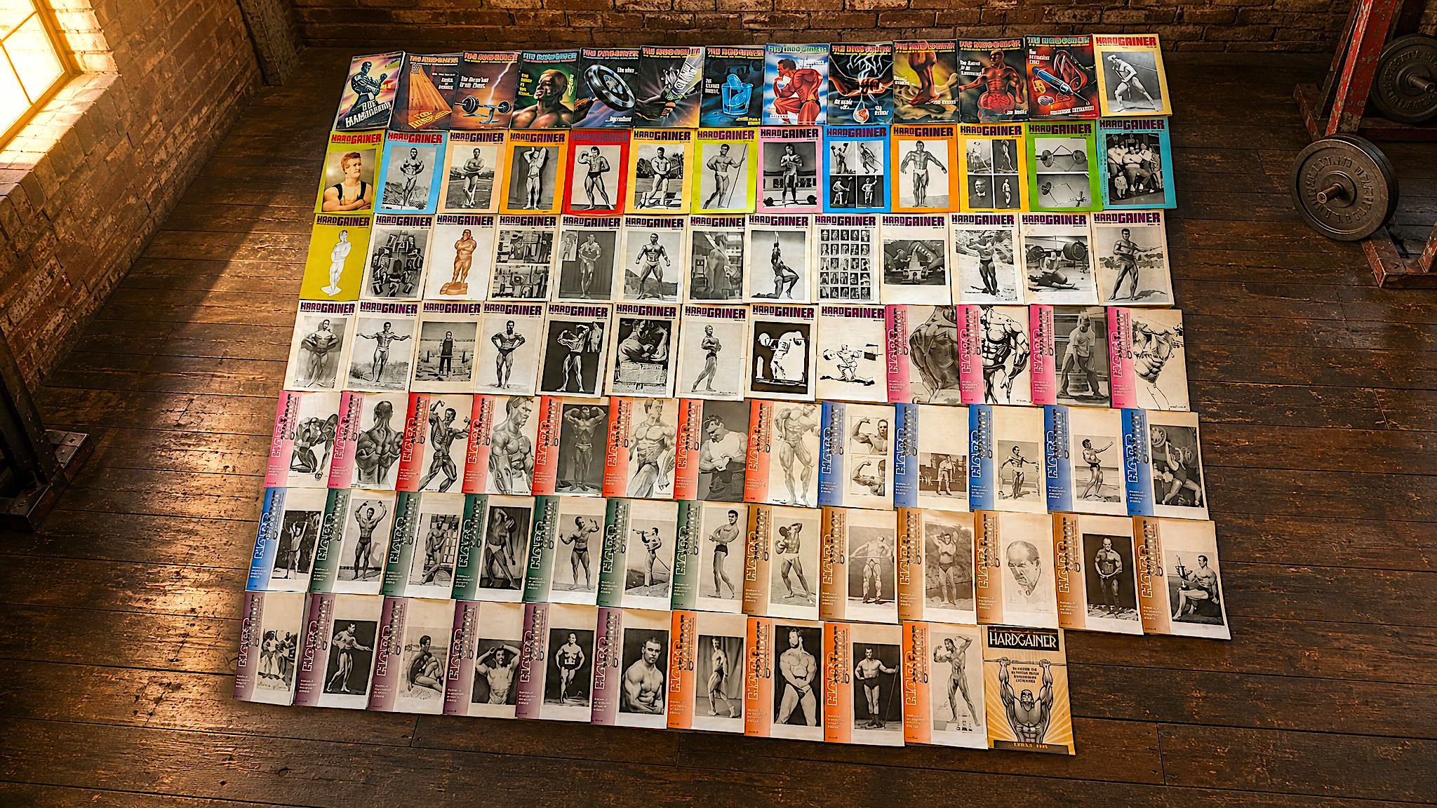 The complete Hardgainer Magazine collection — all 89 issues — from the collection of Robert Sparkman