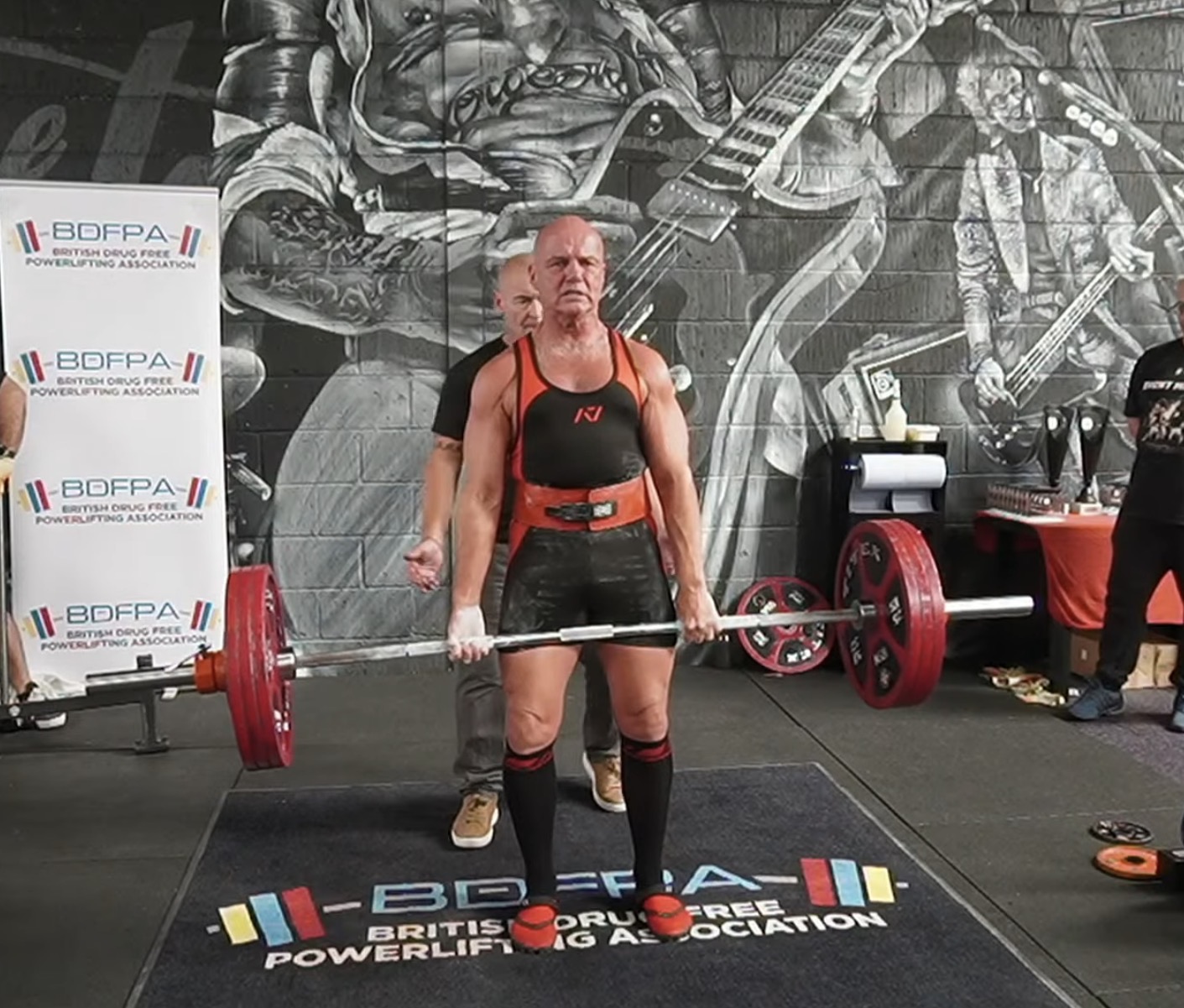 Mark Wilson — 185kg deadlift at BDFPA Nationals, August 2026